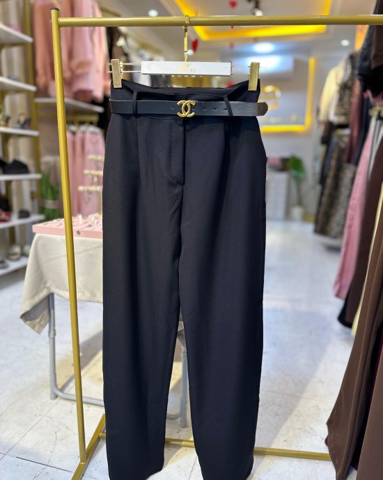 Yüksek Bel Palazzo Pantolon