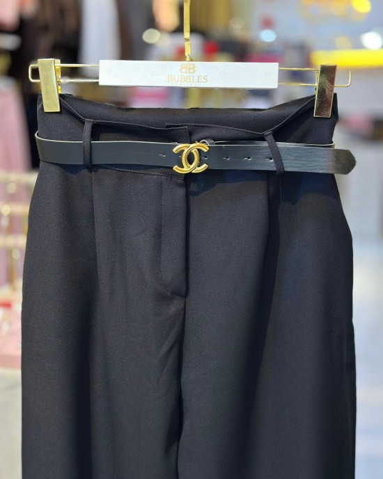 Yüksek Bel Palazzo Pantolon