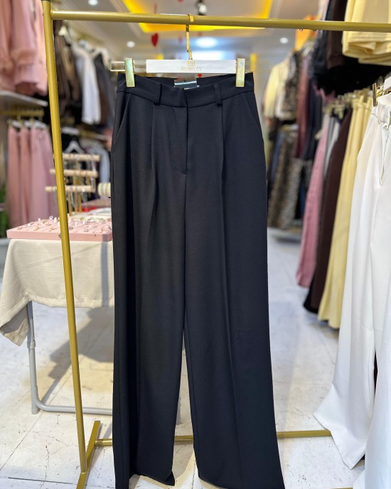 Yüksek Bel Palazzo Pantolon