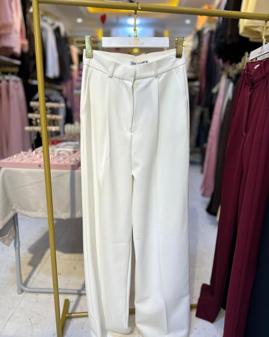 Yüksek Bel Palazzo Pantolon