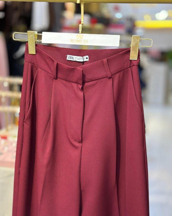 Yüksek Bel Palazzo Pantolon