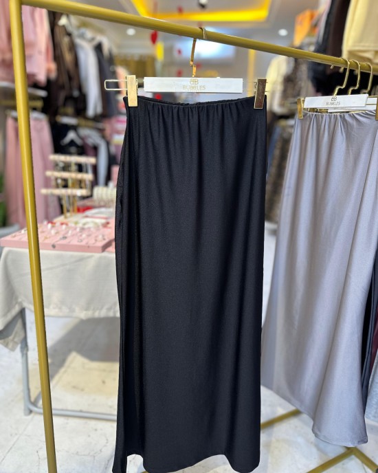 Sandy Kumaş Uzun Etek