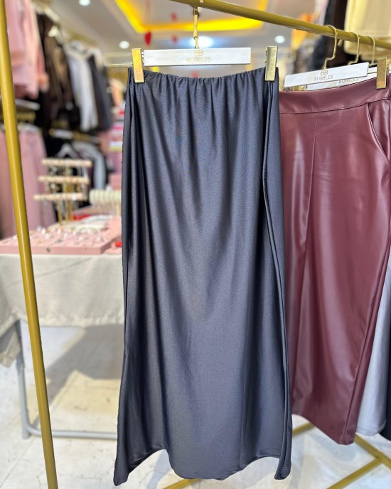 Sandy Kumaş Uzun Etek