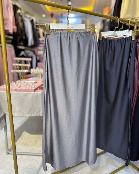 Sandy Kumaş Uzun Etek