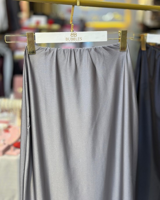 Sandy Kumaş Uzun Etek