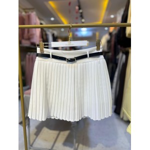 Kemerli Şortlu Etek