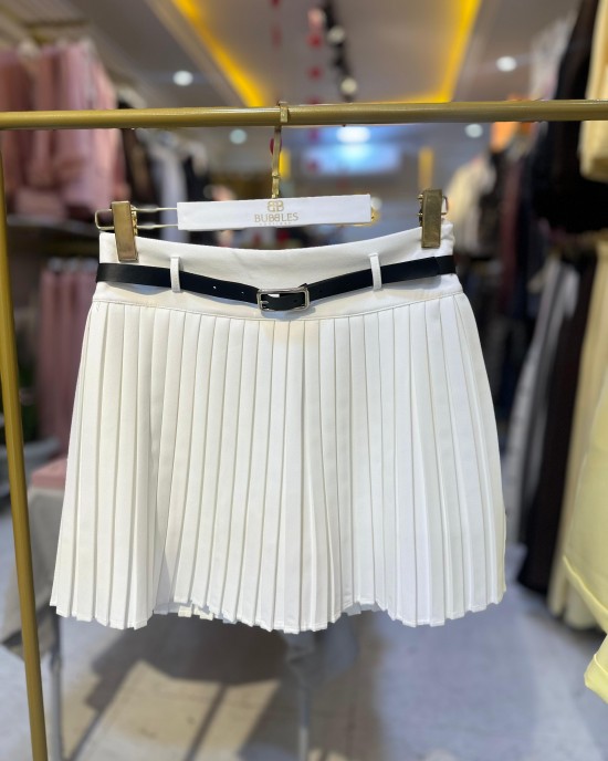 Kemerli Şortlu Etek