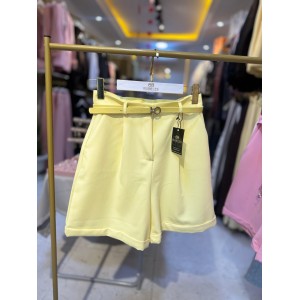 Kemerli Şehir Boy Şort