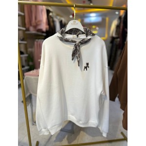 Fular Detaylı Sweatshirt